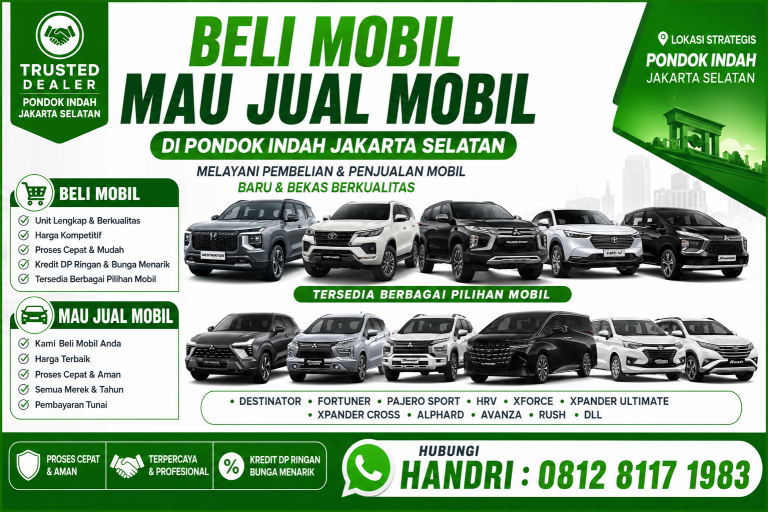 Showroom Mobil Bekas di Pondok Indah Jakarta