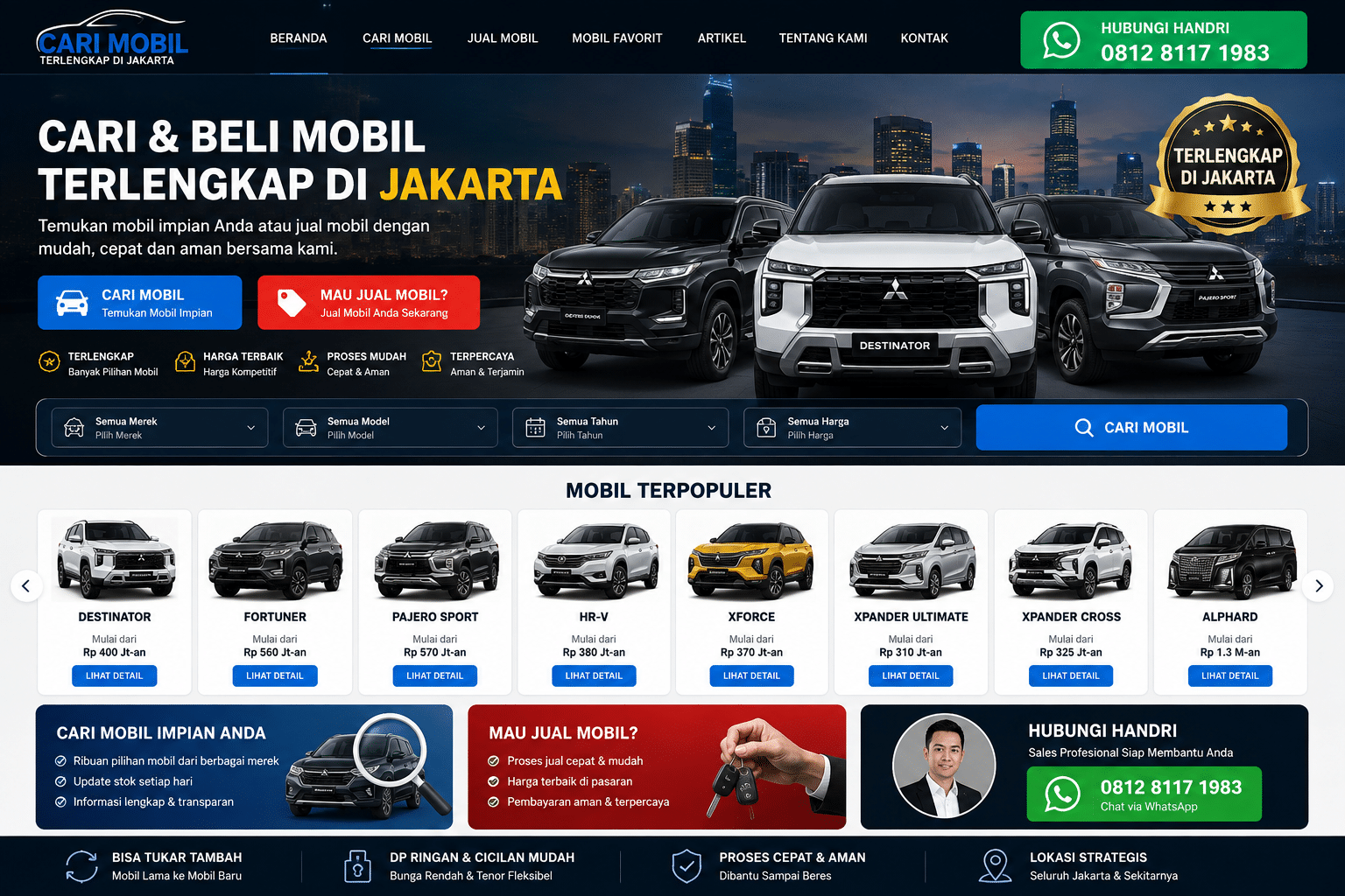 Situs Jual Beli Mobil Bekas Berkualitas Indonesia