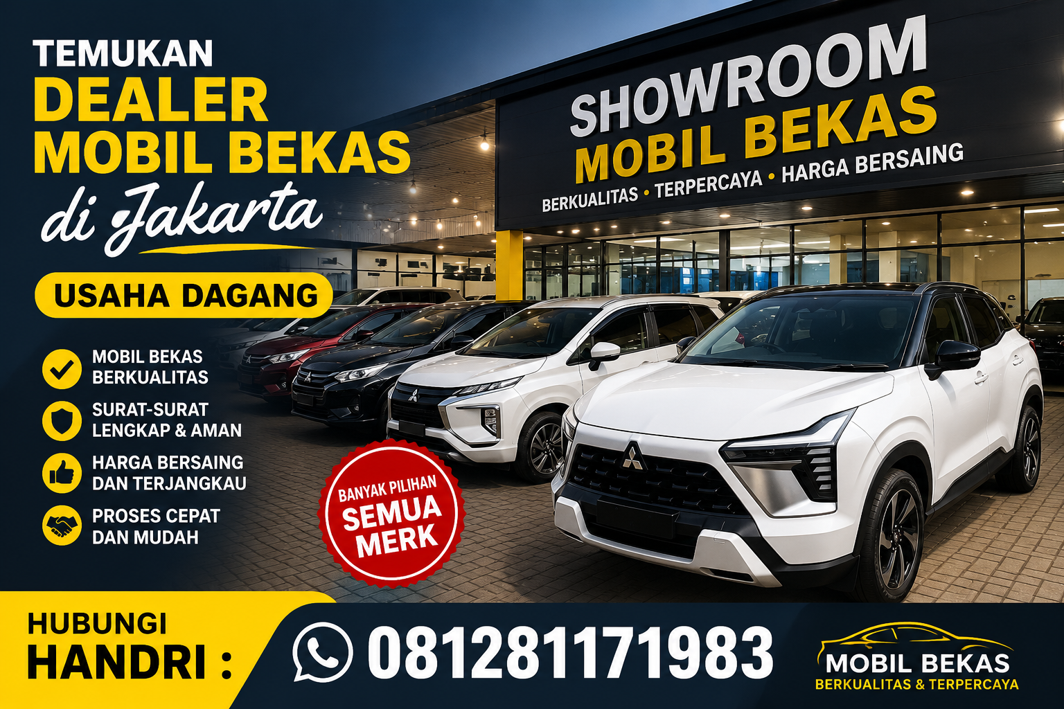 Temukan Dealer Mobil Bekas di Jakarta Usaha Dagang