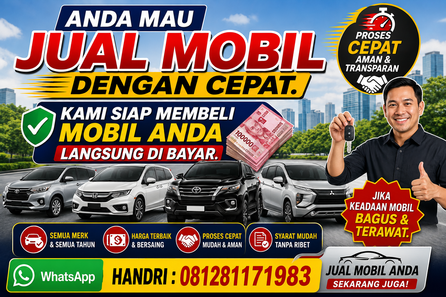 Saya Mau Jual Mobil Dengan Cepat