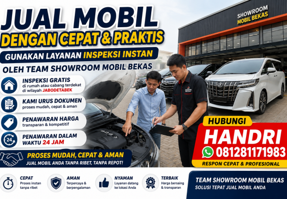 Tawarkan Mobil Bekas Anda Disini Cepat Terjual